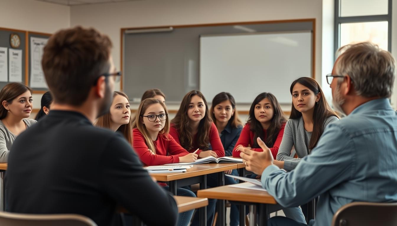 Student developing practical and academic skills